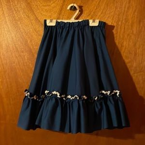 Blue Fluffy skirt